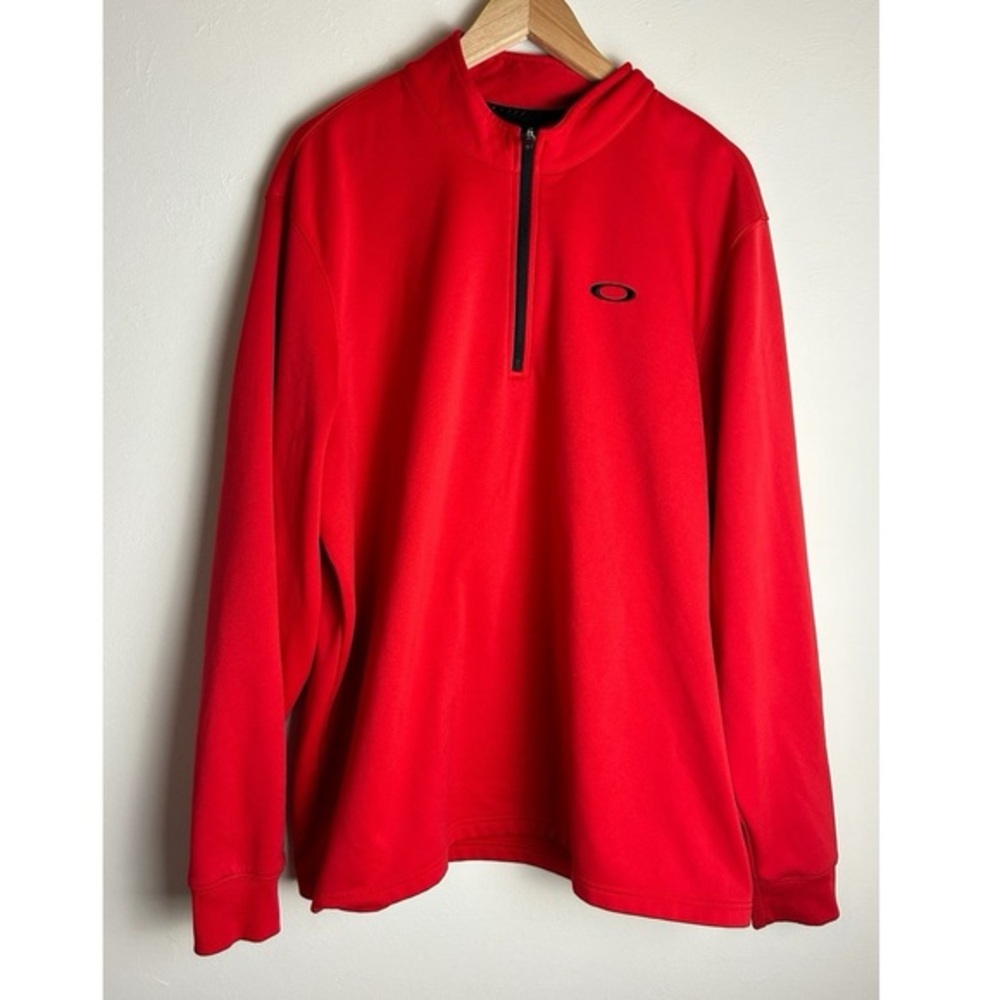 Oakley red quarter zip men’s size XXL